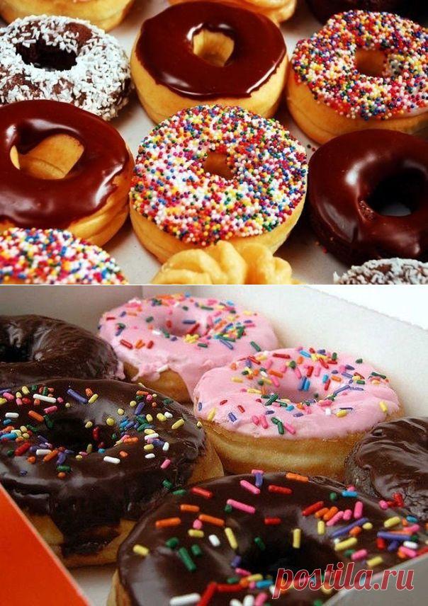 Пончики с глазурью (американский рецепт как в «dunkin donuts»)