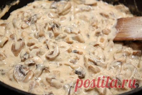 Грибной соус из шампиньонов со сливками рецепт – шведская кухня: соусы и маринады. «Еда»