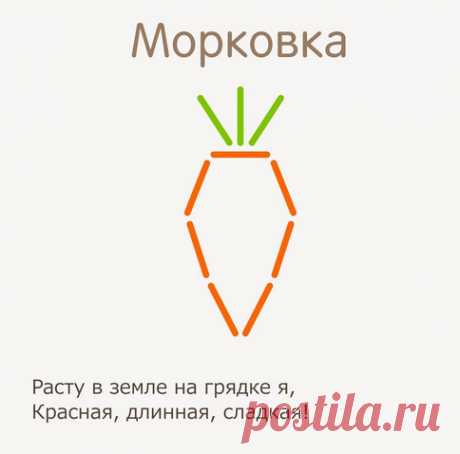 Собираем картинки из счетных палочек — Поделки с детьми
