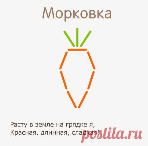 Собираем картинки из счетных палочек — Поделки с детьми