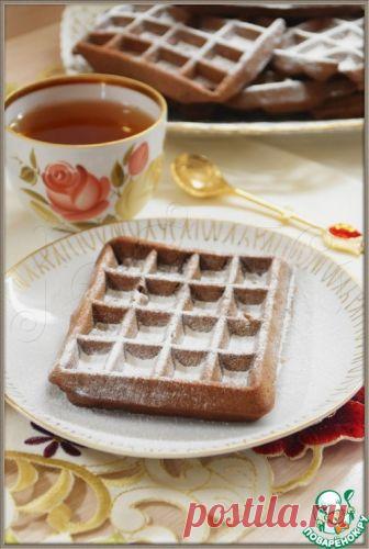 Шоколадно-банановые вафли – кулинарный рецепт