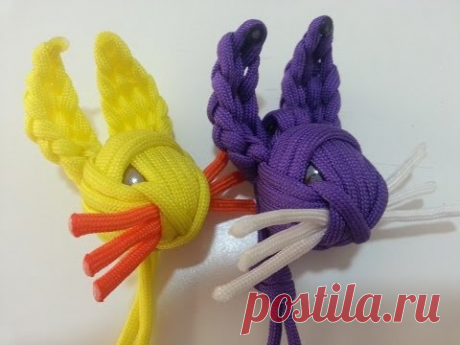 Пасхальный кролик из паракорда