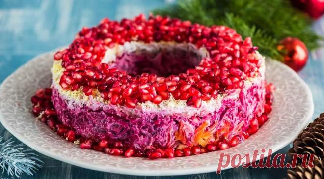 Салат Гранатовый браслет с курицей, пошаговый рецепт с фото