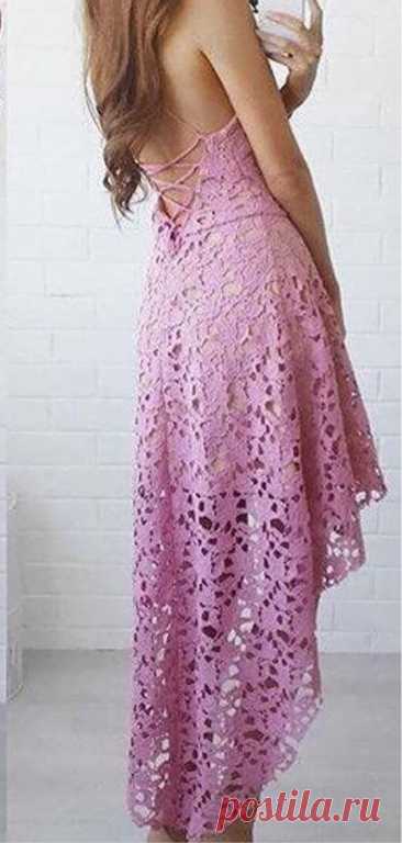 Beautiful and Stylish Crochet Dress