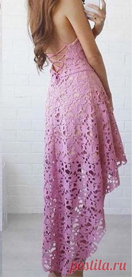 Beautiful and Stylish Crochet Dress