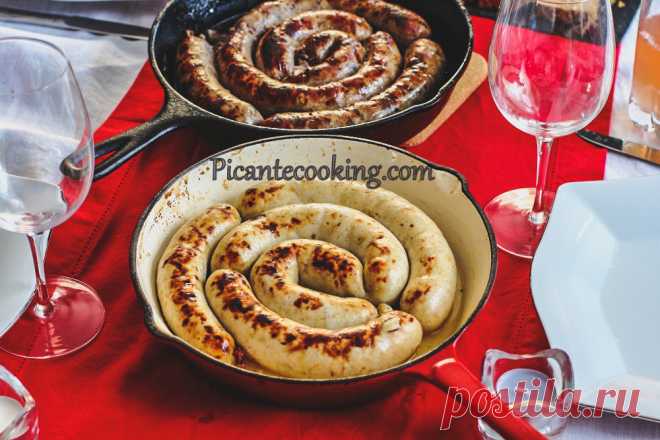 Курячі ковбаски з яблуком | Picantecooking