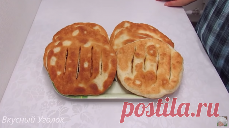 Пресные лепешки на сковороде