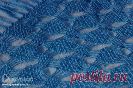 ЛЕТНЯЯ  ШАЛЬ  &quot;ПАУЧКИ&quot;