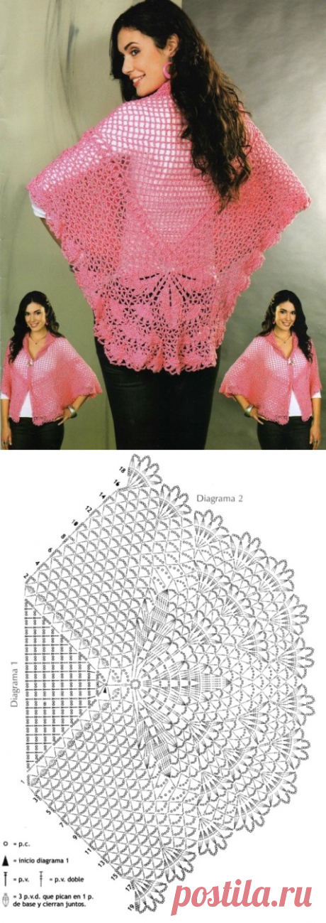 Châles et capelines avec leurs grilles gratuites , au crochet ! - Le blog de Anne
