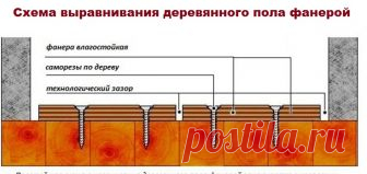 Виды выравнивания деревянного пола. Фанерой и смесью