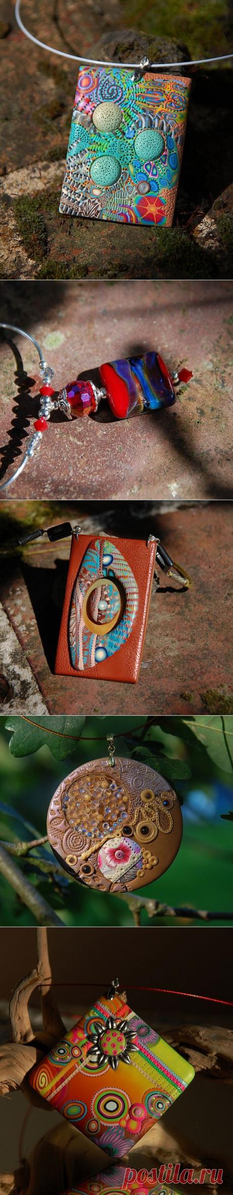 Мастера полимерных украшений. Cathy из Франции. Часть 3