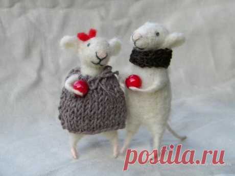 Авторские мышки от Felting Dreams. Валяние из шерсти, игрушки / Валяние из шерсти, игрушки, мастер классы / КлуКлу. Рукоделие - бисероплетение, квиллинг, вышивка крестом, вязание