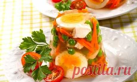 Заливное: 12 рецептов с мясом, рыбой и овощами