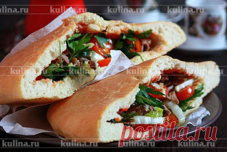 Дёнер (турецкая лепешка с мясом) – рецепт приготовления с фото от Kulina.Ru
