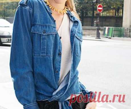 30 способов надеть мужскую  рубашку