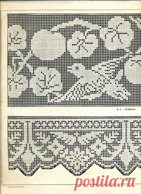 Филейные узоры крючком схемы. Филейные узоры. Книга. 1908 год. | Домоводство для всей семьи
