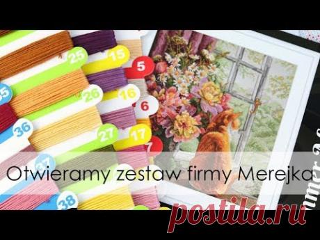 Otwieramy zestaw do haftu firmy Merejka | KreatywnaTV