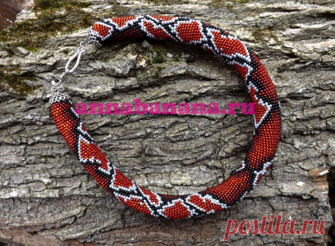 Как вязать жгут из бисера крючком. Вязание жгута столбиком фото мастер-класс.