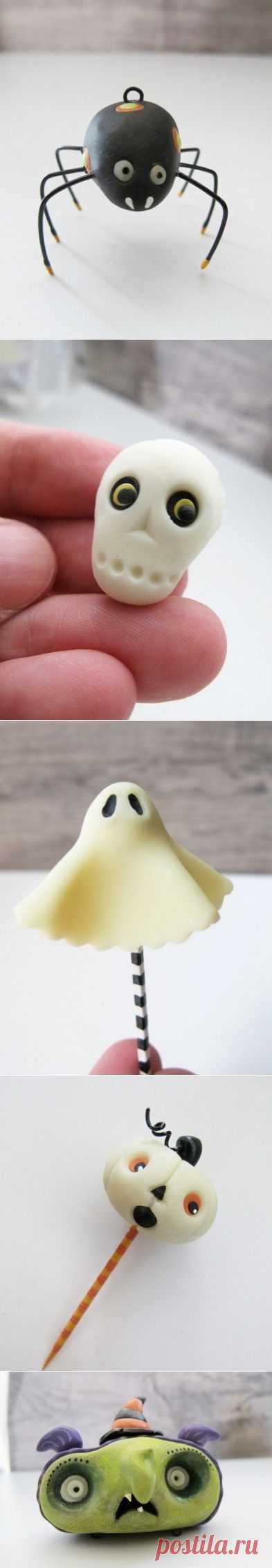 Лепные поделки на Хэллоуин | Уроки лепки