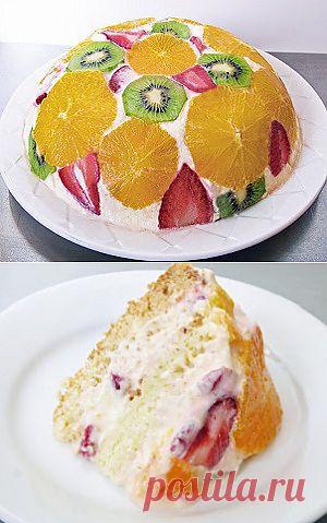 Фруктовый торт - фруктовый торт рецепт