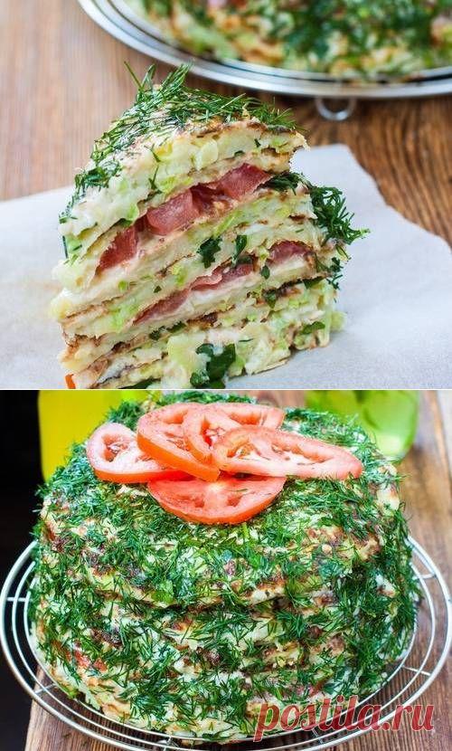 Торт из кабачков - кулинарный рецепт с фото / Простые рецепты