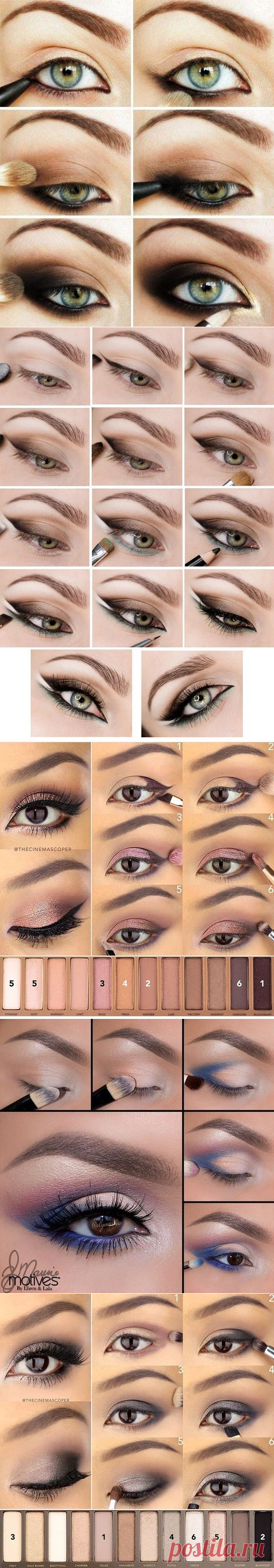 Уроки стиля: 15 лучших идей для макияжа глаз с инструкциями