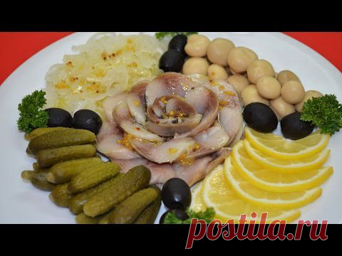 Селедка на праздник - кулинарный видео рецепт на Повар.ру