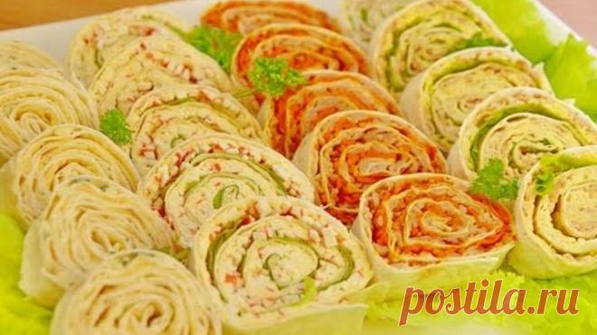 20 начинок для рулета из лаваша