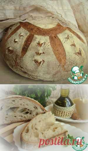Французский хлеб на закваске - кулинарный рецепт