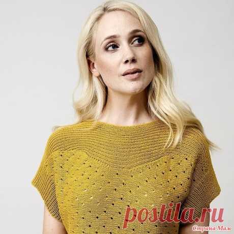 Кофточка Loucinda Shirtby Kate Stodter. Спицы. - ВЯЗАНАЯ МОДА+ ДЛЯ НЕМОДЕЛЬНЫХ ДАМ - Страна Мам