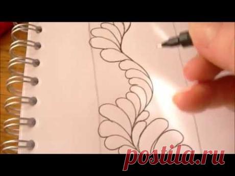 How to draw tanglepattern Flux (along a wavy line)