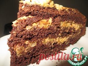 Шоколадный торт "Лакомка" - кулинарный рецепт