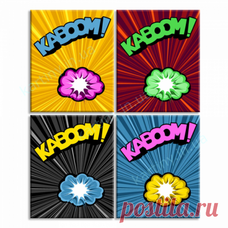 Модульная картина Комикс купить в Киеве, цена в Украине | Kartiny