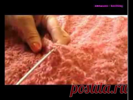 Вязание / Обвязывание горловины свитера крючком / Презентация .