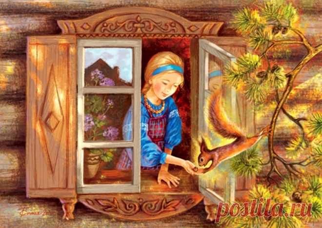 Художник-иллюстратор Tanya Sitaya. Окошки...