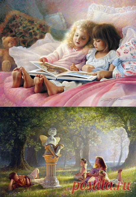Мир солнечного детства... Художник Greg Olsen.