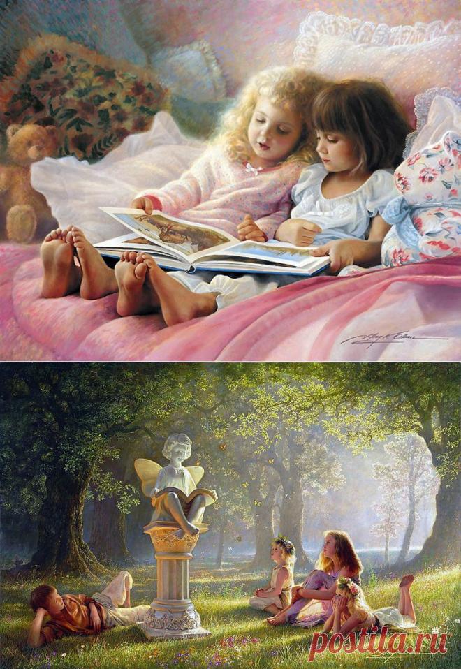 Мир солнечного детства... Художник Greg Olsen.