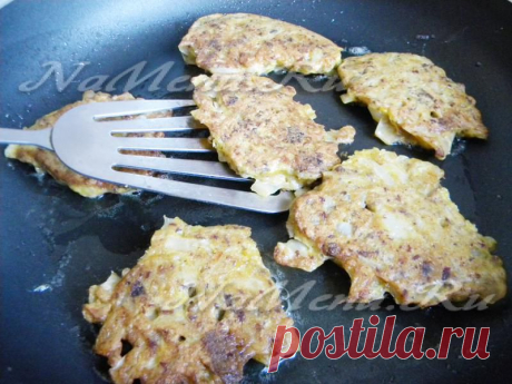 Капустные оладьи с индюшиными потрохами | Четыре вкуса