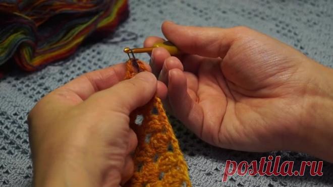 Обвязка шали,пончо,бактуса соломоновыми петлями