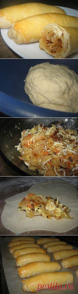 "Сигары"- пирожки с капустой.
