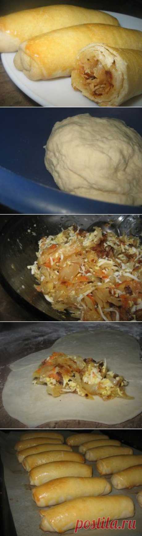 &quot;Сигары&quot;- пирожки с капустой.