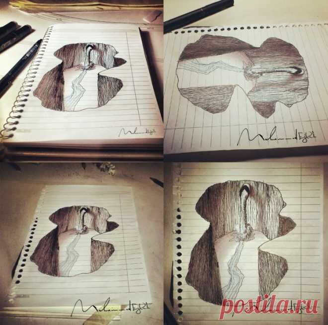 3д рисунки карандашом Muhammad Ejleh | Cовременное искусство | contemporary art