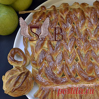 Яблочный пирог “Бабушкин шарфик” (видео + рецепт) | Sugar & Breads in Russia