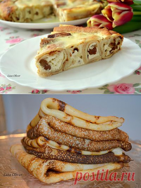 MY FOOD или проверено Лизой: Блинная &quot;улитка&quot; с творожной начинкой