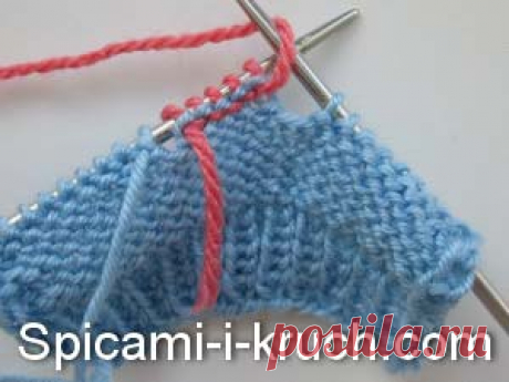 Как вязать укороченные ряды спицами