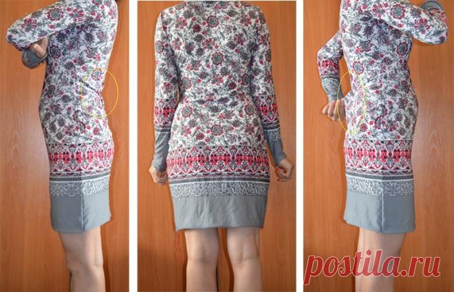 причины образования складок на спинке платья | ШЬЮ САМА