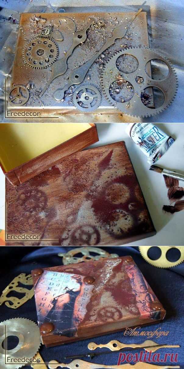 Имитация ржавчины от Натальи Мальцевой