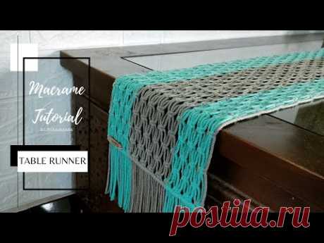 Macrame Table Runner || Taplak Meja Macrame || Table Mat @Nana Ukhana - YouTube