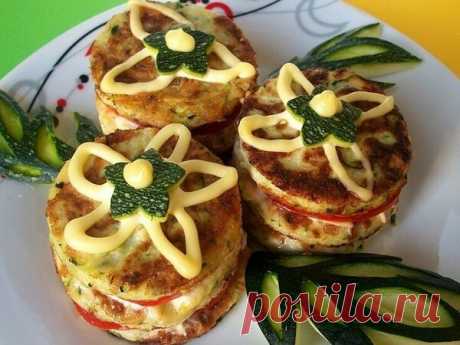 Закуска из кабачков
