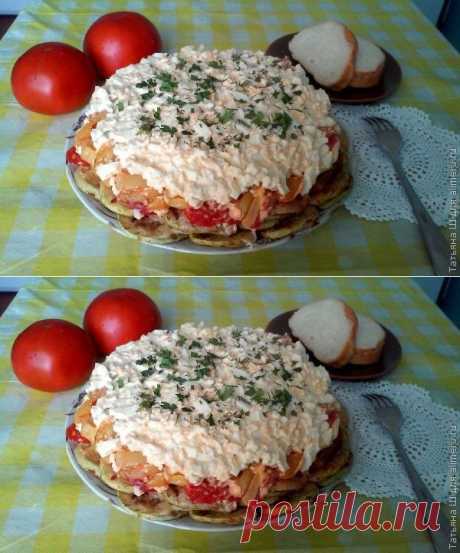 Закуска «Овощной торт» | Ваши любимые рецепты